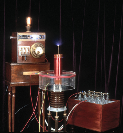 Tesla coil installation Peter Keene